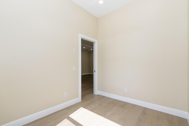 2925 SW Brighton Way, Palm City, FL 34990 - spare room with light wood-type flooring and recessed lighting