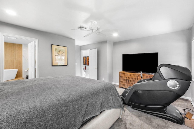 7572 Island Breeze Ter, Boynton Beach, FL 33437 - bedroom with carpet floors, baseboards, and ceiling fan