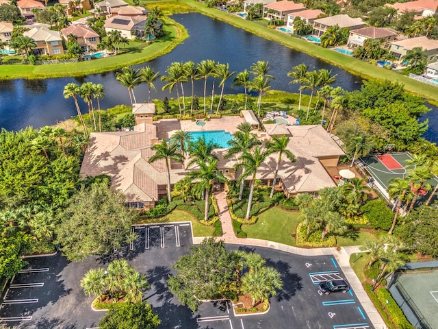 9961 Marsala Way, Delray Beach, FL 33446 - aerial perspective of suburban area with a large body of water