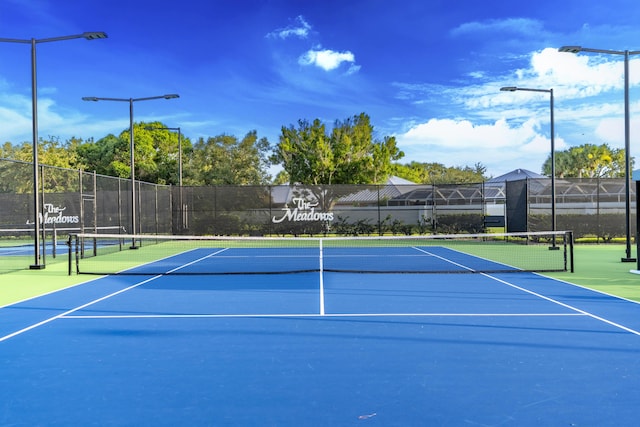 2608 SW Greenwich Way, Palm City, FL 34990 - view of tennis court featuring community basketball court