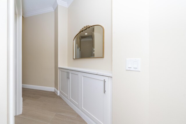 2608 SW Greenwich Way, Palm City, FL 34990 - hall with ornamental molding and baseboards