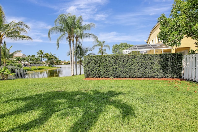 1503 NW 159th Ln, Pembroke Pines, FL 33028 - view of yard with a water view