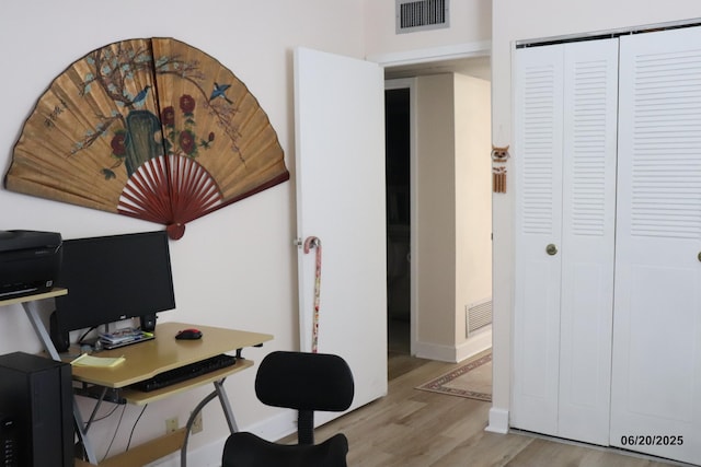 716 Saxony O Unit 716, Delray Beach, FL 33446 - home office featuring wood finished floors and baseboards