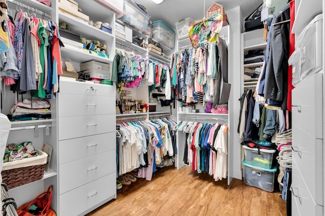 49 Lancaster Rd, Boynton Beach, FL 33426 - walk in closet featuring wood finished floors