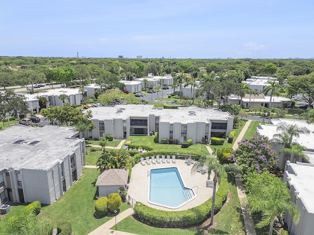 6612 Spring Bottom Way Unit 186, Boca Raton, FL 33433 - aerial view of a pool