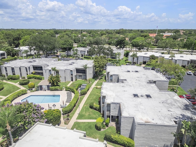 6612 Spring Bottom Way Unit 186, Boca Raton, FL 33433 - drone / aerial view of a pool area