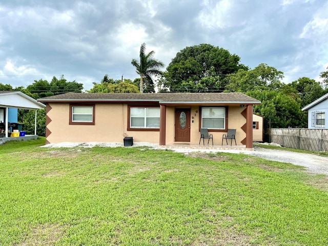 616 SW 13th St, Belle Glade, FL 33430 - view of front of house with stucco siding and roof with shingles