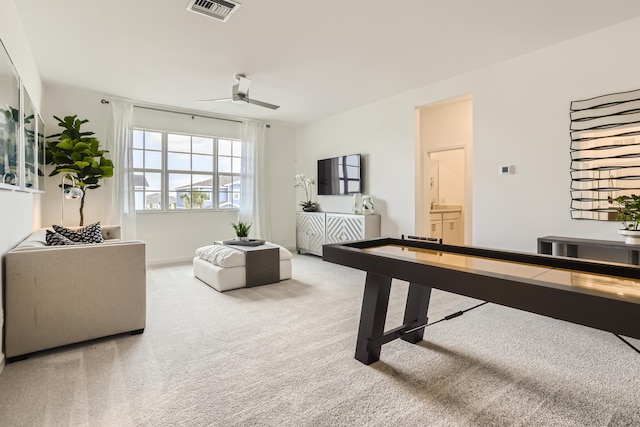 6783 Cobia Cir, Boynton Beach, FL 33437 - playroom featuring carpet floors and a ceiling fan