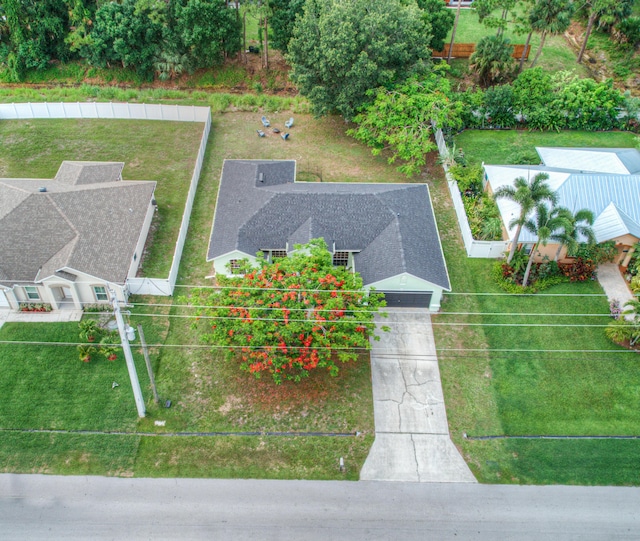 1262 SW Hunnicut Ave, Port Saint Lucie, FL 34953 - aerial view of property and surrounding area
