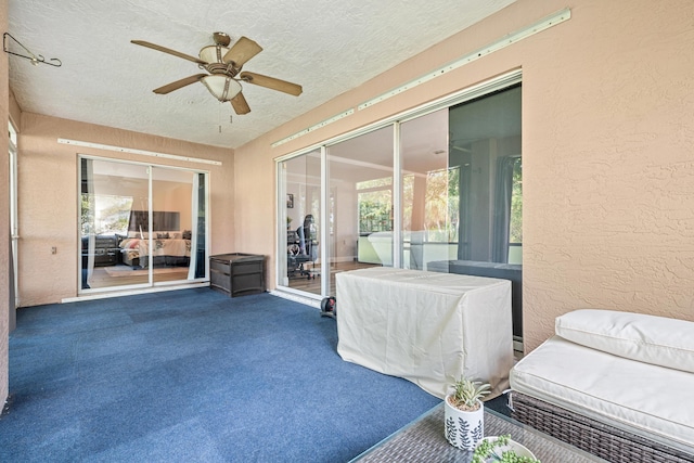 462 SW Sundance Trl, Port Saint Lucie, FL 34953 - view of patio / terrace with ceiling fan