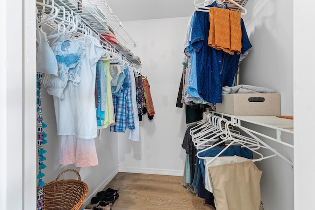 638 NE 8th Ave, Boynton Beach, FL 33435 - walk in closet featuring wood finished floors