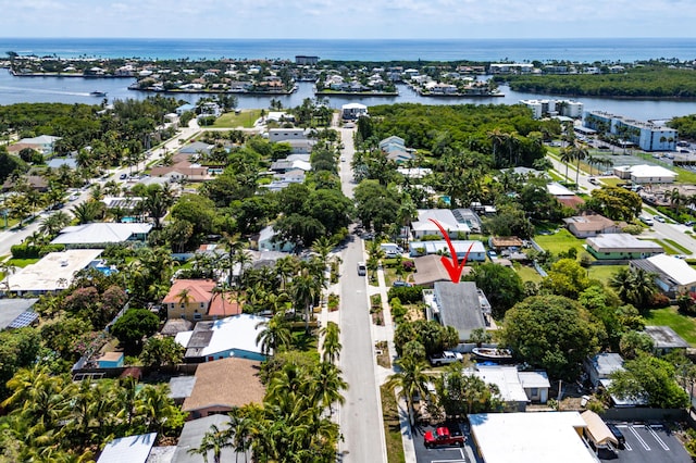 638 NE 8th Ave, Boynton Beach, FL 33435 - aerial view of residential area featuring a nearby body of water