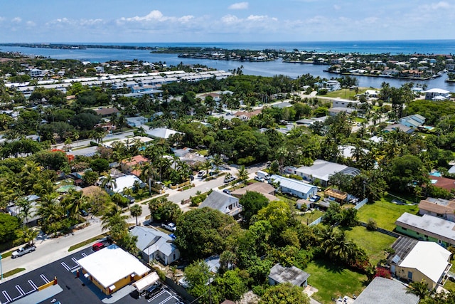 638 NE 8th Ave, Boynton Beach, FL 33435 - aerial view of residential area with a large body of water