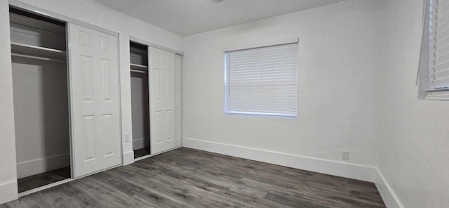 1510 S 23rd Ave, Hollywood, FL 33020 - unfurnished bedroom featuring wood finished floors, baseboards, and a closet