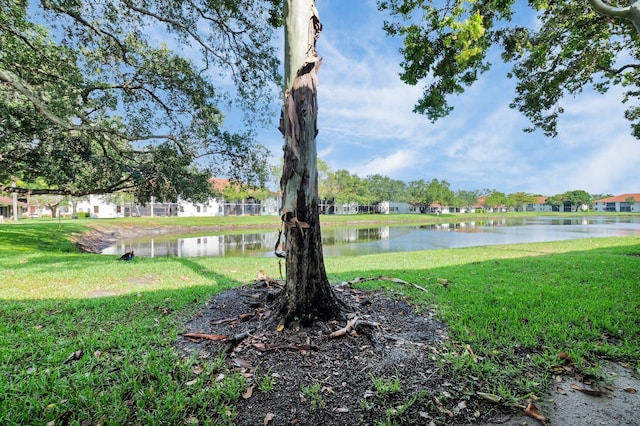 9628 Pavarotti Ter Unit 101, Boynton Beach, FL 33437 - view of grassy yard with a water view