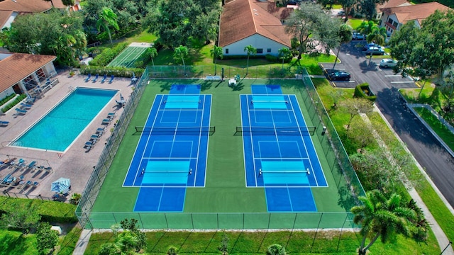 9628 Pavarotti Ter Unit 101, Boynton Beach, FL 33437 - aerial view of a pool area