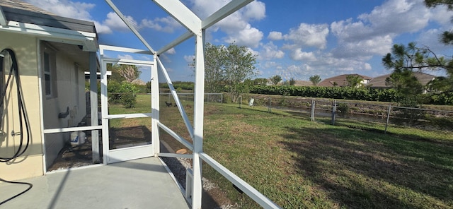 8205 Winnipesaukee Way, Lake Worth, FL 33467 - view of unfurnished sunroom