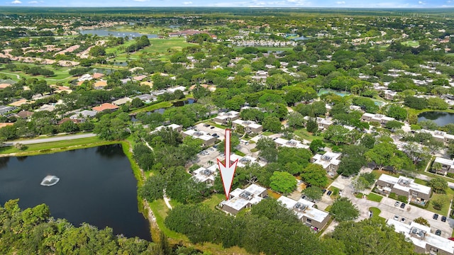 506 5th Ter, Palm Beach Gardens, FL 33418 - aerial view of property and surrounding area featuring a nearby body of water and nearby suburban area