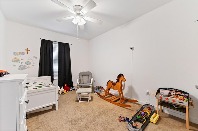 6143 Wildfire Way, West Palm Beach, FL 33415 - bedroom featuring carpet and ceiling fan