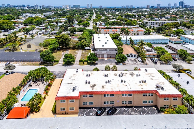 221 SE 9th Ave Unit 202, Pompano Beach, FL 33060 - aerial view of city skyline