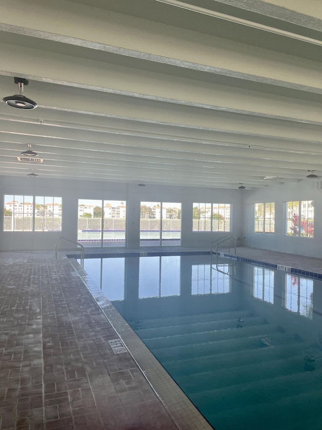 6491 Royal Manor Cir, Delray Beach, FL 33484 - view of indoor pool