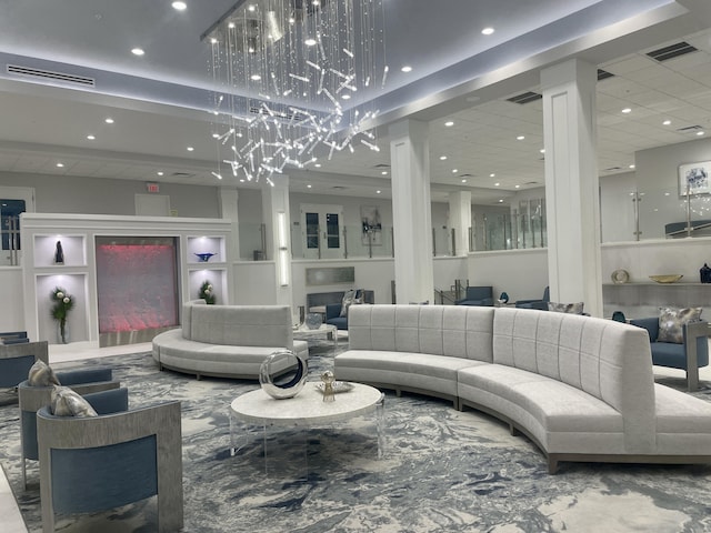 6491 Royal Manor Cir, Delray Beach, FL 33484 - common area with recessed lighting