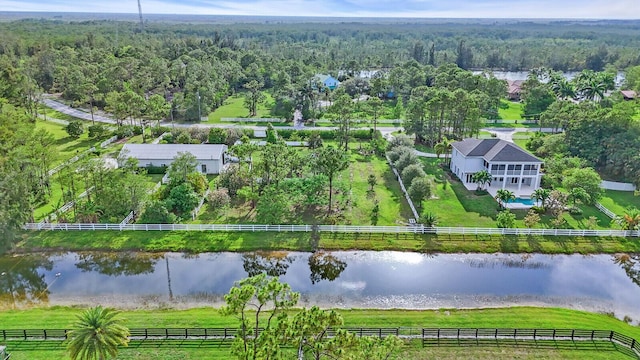 6688 Duckweed Rd, Lake Worth, FL 33449 - view of subject property with a large body of water and a forest