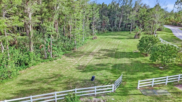 6688 Duckweed Rd, Lake Worth, FL 33449 - view of yard featuring a forest view