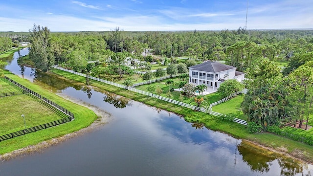 6688 Duckweed Rd, Lake Worth, FL 33449 - view of subject property featuring a forest and a nearby body of water