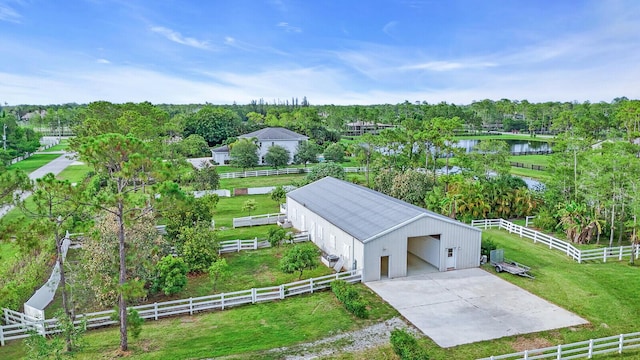 6688 Duckweed Rd, Lake Worth, FL 33449 - view of subject property with a large body of water and a tree filled landscape
