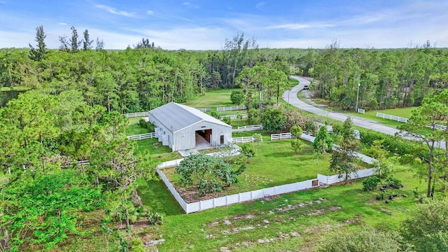 6688 Duckweed Rd, Lake Worth, FL 33449 - view from above of property with a forest