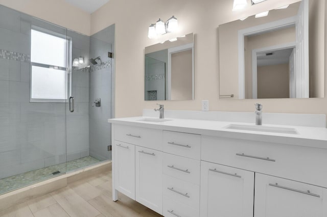 6688 Duckweed Rd, Lake Worth, FL 33449 - full bath with a stall shower and double vanity