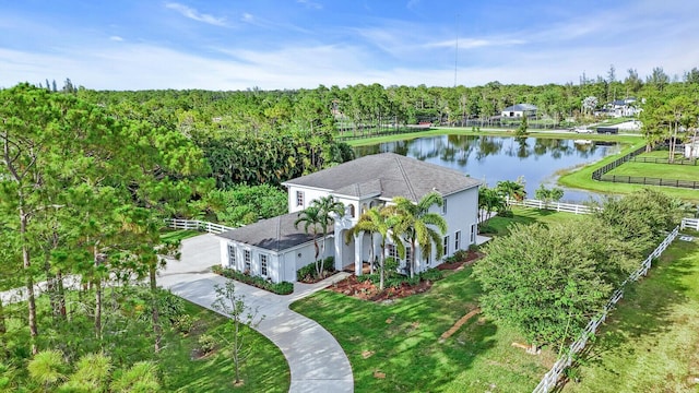 6688 Duckweed Rd, Lake Worth, FL 33449 - aerial view of property and surrounding area with a nearby body of water
