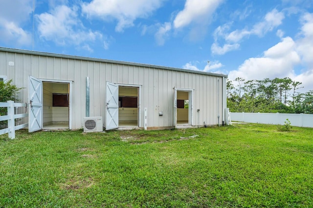 6688 Duckweed Rd, Lake Worth, FL 33449 - view of outdoor structure featuring ac unit and an exterior structure