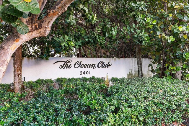 2401 N Ocean Blvd Unit 2N, Boca Raton, FL 33431 - view of community / neighborhood sign