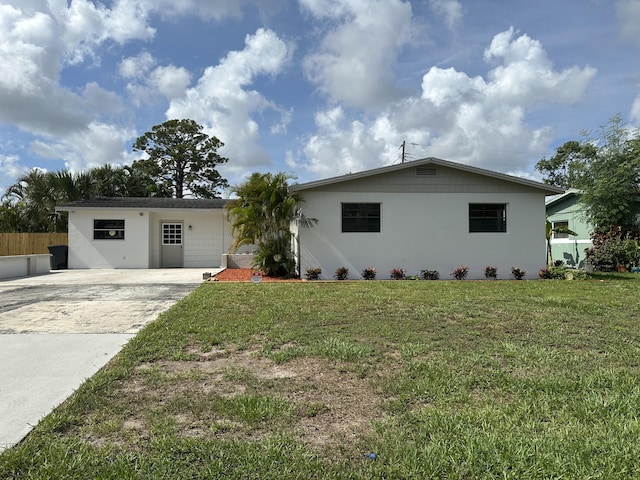 659 Snead Cir, West Palm Beach, FL 33413 - ranch-style house featuring stucco siding and driveway