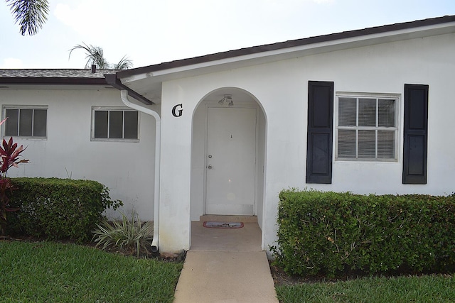 2930 Crosley Dr E Unit G, West Palm Beach, FL 33415 - property entrance with stucco siding