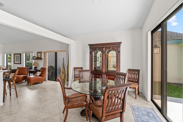 10194 N Lexington Cir, Boynton Beach, FL 33436 - dining room with light tile patterned flooring