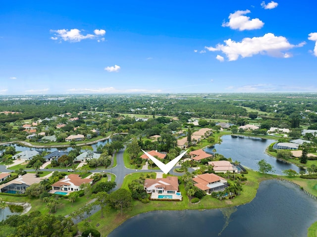 4402 SW Dundee Ct, Palm City, FL 34990 - aerial overview of property's location featuring nearby suburban area and a large body of water
