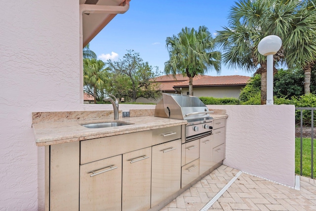 4402 SW Dundee Ct, Palm City, FL 34990 - view of patio with a sink