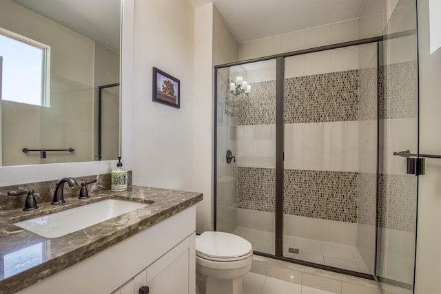 4858 Marginada Way, Lake Worth, FL 33467 - bathroom featuring toilet, a shower stall, and vanity
