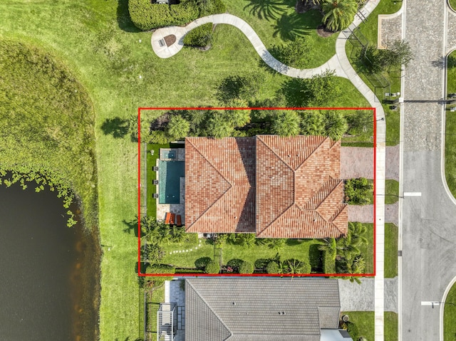 4858 Marginada Way, Lake Worth, FL 33467 - aerial view of property's location featuring property boundaries highlighted