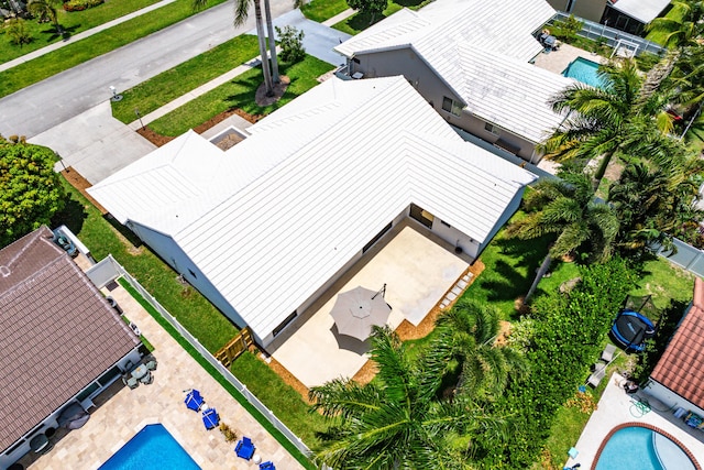 9496 Majestic Way, Boynton Beach, FL 33437 - view from above of property featuring a pool