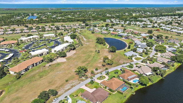 6860 SE Constitution Blvd Unit 204, Hobe Sound, FL 33455 - view of property location with a large body of water, nearby suburban area, and a golf club