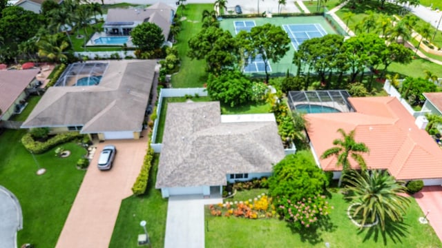 1858 Bartlett Ct, Lake Clarke Shores, FL 33406 - aerial perspective of suburban area