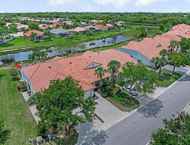 8592 Logia Cir, Boynton Beach, FL 33472 - aerial view of residential area with a nearby body of water