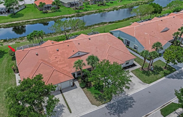 8592 Logia Cir, Boynton Beach, FL 33472 - aerial perspective of suburban area with a nearby body of water