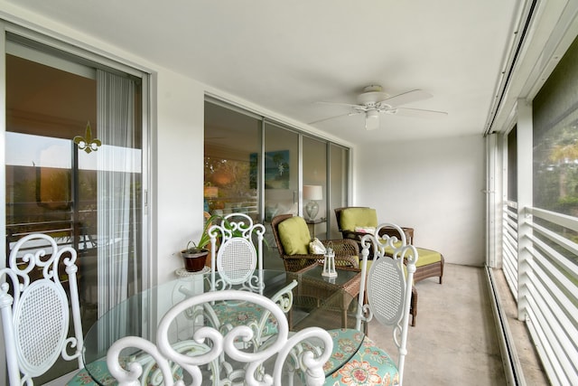 4 Garden St Unit 204N, Tequesta, FL 33469 - sunroom / solarium with ceiling fan