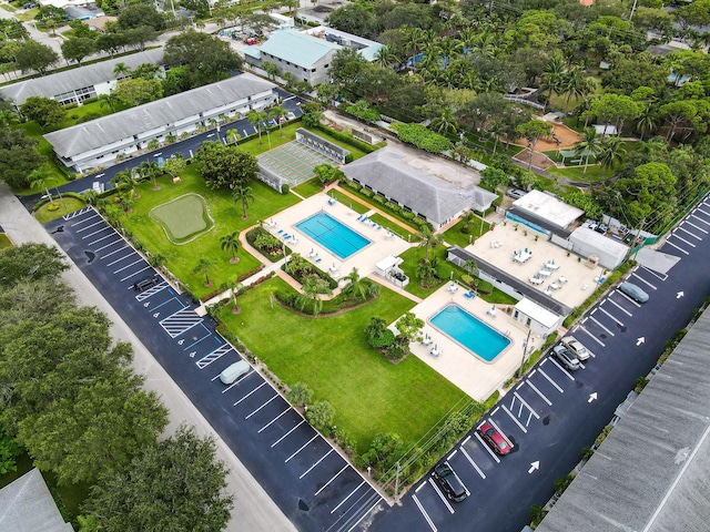 4 Garden St Unit 204N, Tequesta, FL 33469 - bird's eye view of a pool