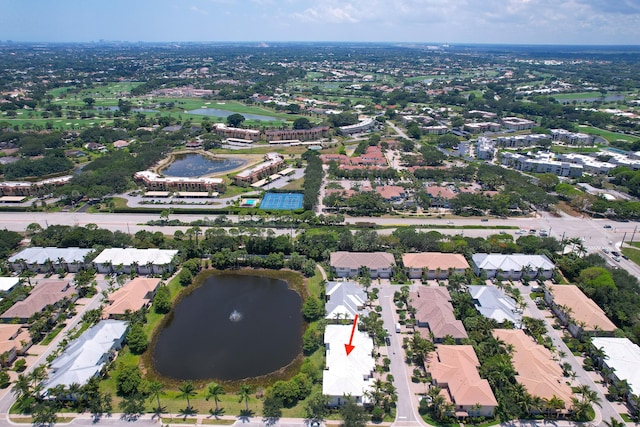 3040 Princeton Ln, Palm Beach Gardens, FL 33418 - aerial view of property and surrounding area with a large body of water and nearby suburban area